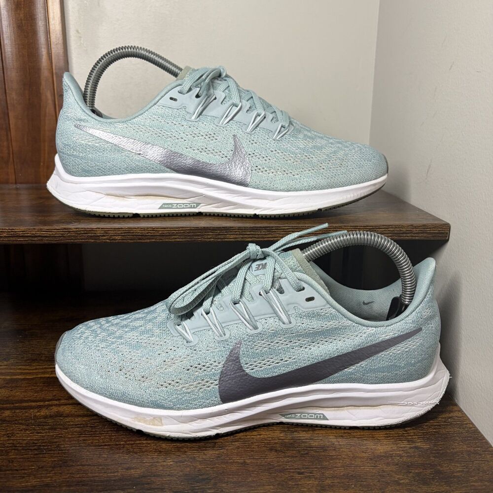 Nike Air Zoom Pegasus 36 AQ2210-302 Mint Green Running Shoes Womens 8